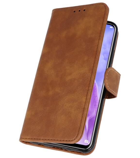 Custodie per portafogli per BookBook Custodia per Huawei Nova 3 Marrone