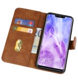 Bookstyle Wallet Cases Huawei Nova 3 Brown Case