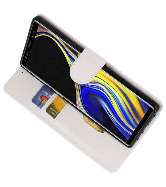 Estuches Bookstyle Wallet para Galaxy Note 9 Blanco