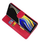 Etuis portefeuille portefeuille pour Galaxy Note 9 rose