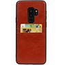 Cover posteriore 2 carte per Galaxy S9 Plus Brown