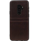 Back Cover 2 Pasjes voor Galaxy S9 Plus Mocca