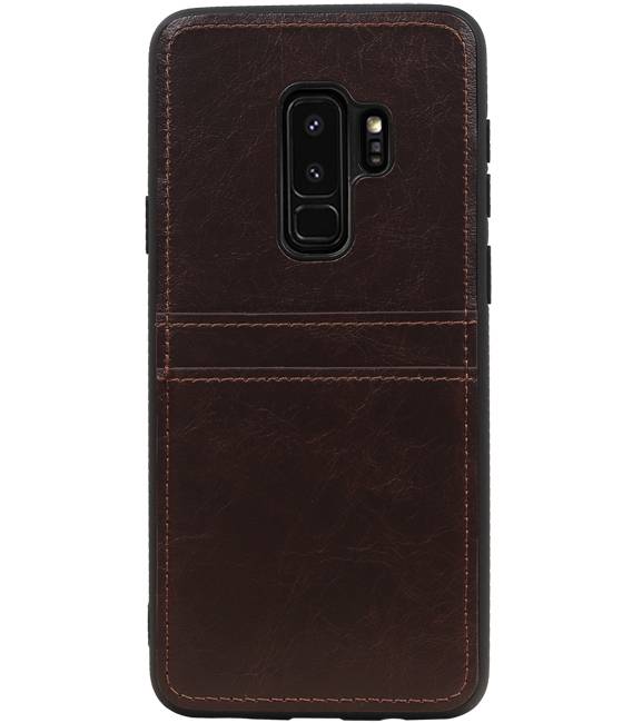 Back Cover 2 Cards for Galaxy S9 Plus Mocca