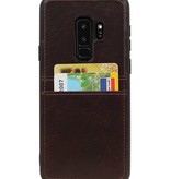 Back Cover 2 Cards for Galaxy S9 Plus Mocca