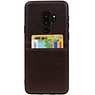 Back Cover 2 Carte per Galaxy S9 Plus Mocca