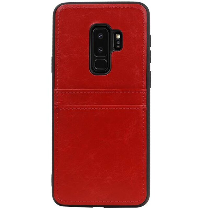 Back Cover 2 Passes for Galaxy S9 Plus Red