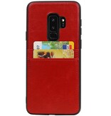 Back Cover 2 Pasjes voor Galaxy S9 Plus Rood