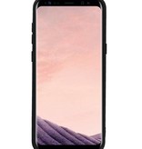 Back Cover 2 Karten für Galaxy S8 Plus Braun