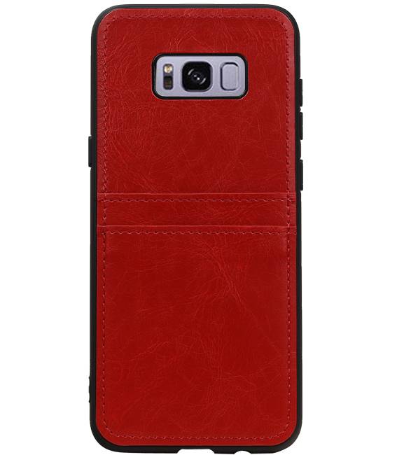 Back Cover 2 Passes for Galaxy S8 Plus Red