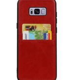 Couverture arrière 2 passes pour Galaxy S8 Plus Red