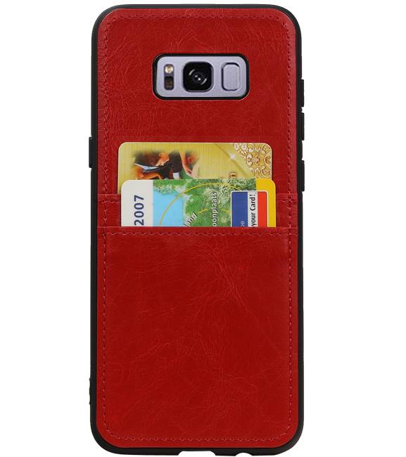Rückendeckel 2 Passes für Galaxy S8 Plus Rot