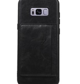 Portrait Back Cover 2 Cards for Galaxy S8 Plus Black