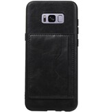 Portrait Back Cover 2 Cards for Galaxy S8 Plus Black