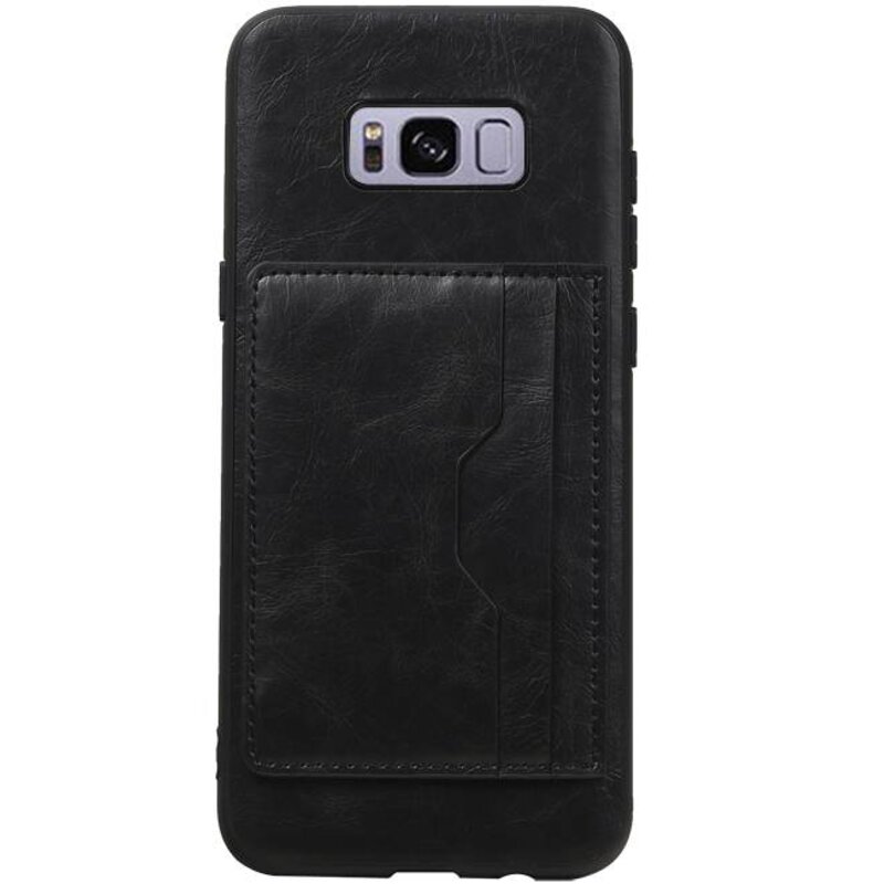 Portrait Back Cover 2 Carte per Galaxy S8 Plus Black