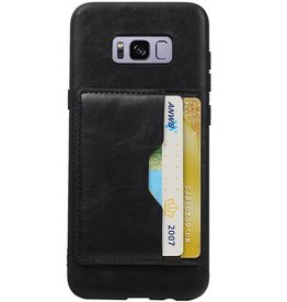 Portrait Back Cover 2 Carte per Galaxy S8 Plus Black