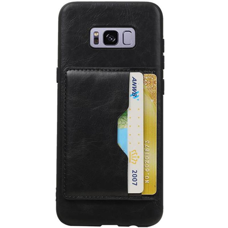 Portrait Back Cover 2 Carte per Galaxy S8 Plus Black