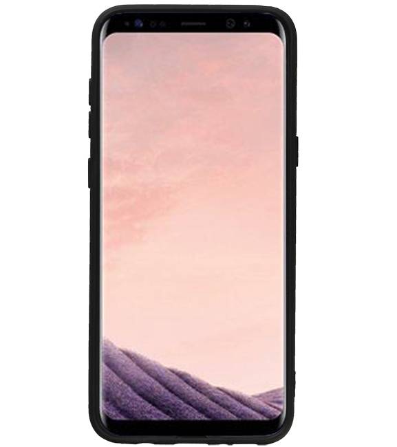 Portrait Back Cover 2 Cards for Galaxy S8 Plus Black