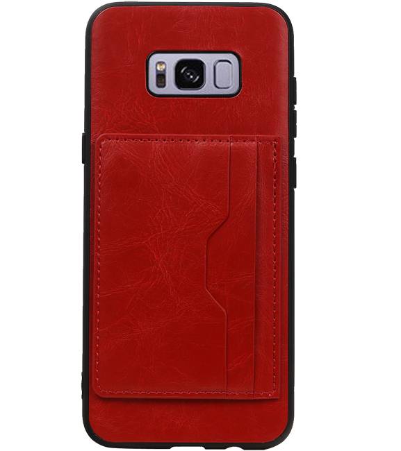 Portrait Back Cover 2 Cards for Galaxy S8 Plus Red