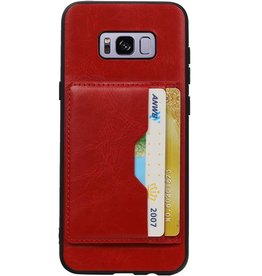 Portrait Back Cover 2 Cards for Galaxy S8 Plus Red