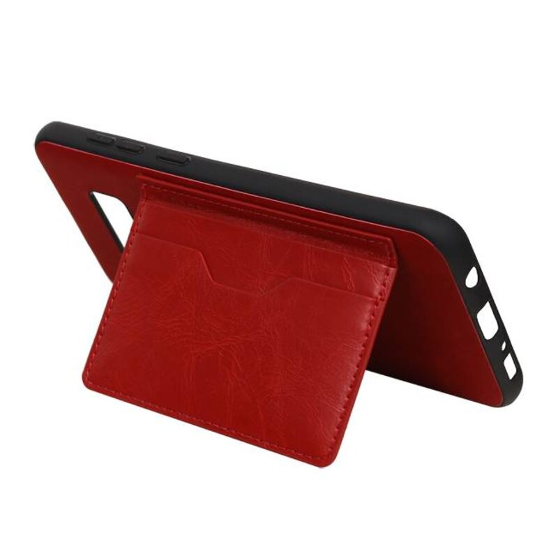 Portrait Back Cover 2 Carte per Galaxy S8 Plus Red