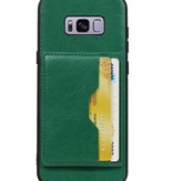 Portræt bagcover 2 kort til Galaxy S8 Plus Green