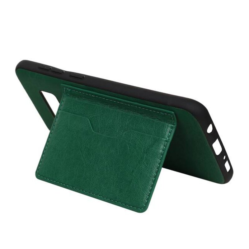 Portræt bagcover 2 kort til Galaxy S8 Plus Green
