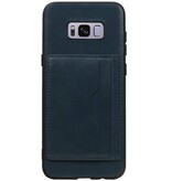 Portrait Back Cover 2 Cards for Galaxy S8 Plus Navy