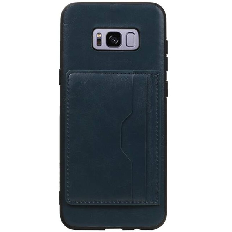 Portrait Back Cover 2 Carte per Galaxy S8 Plus Navy
