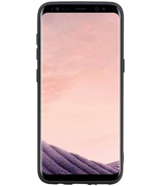 Staand Back Cover 1 Pasjes voor Galaxy S8 Zwart