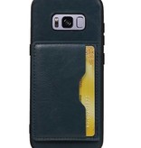 Portrait Back Cover 1 Cards for Galaxy S8 Navy