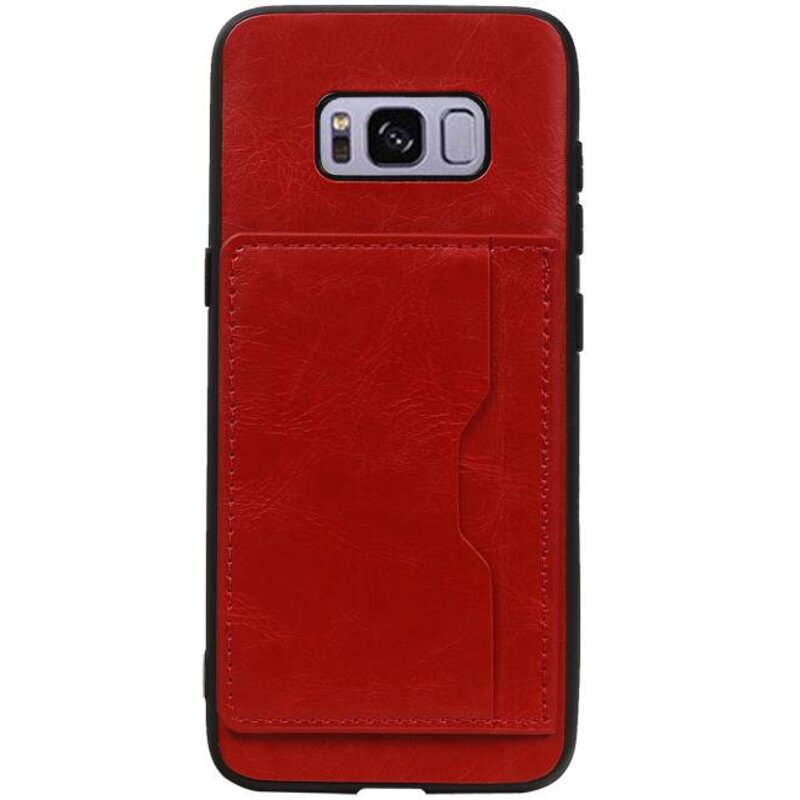 Standing Back Cover 1 Passes for Galaxy S8 Red