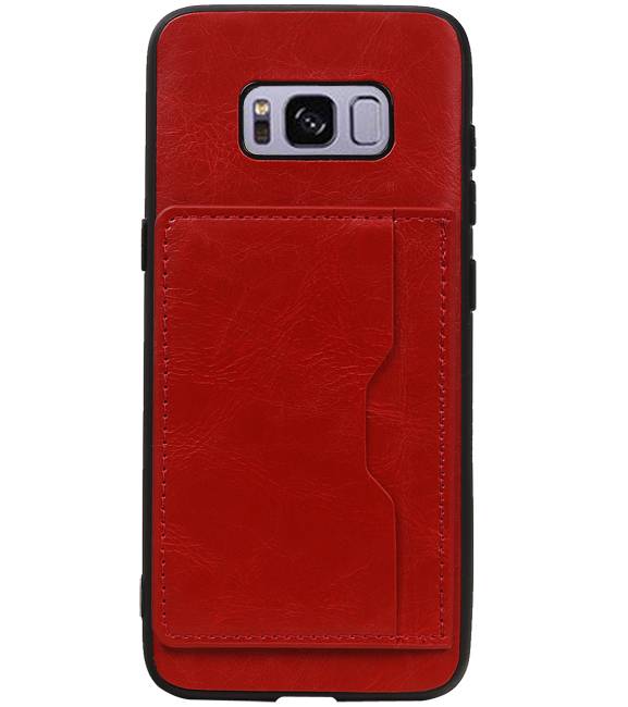 Stehender Rückendeckel 1 Pässe für Galaxy S8 Red