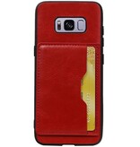 Copertura posteriore in piedi 1 passa per Galaxy S8 Red