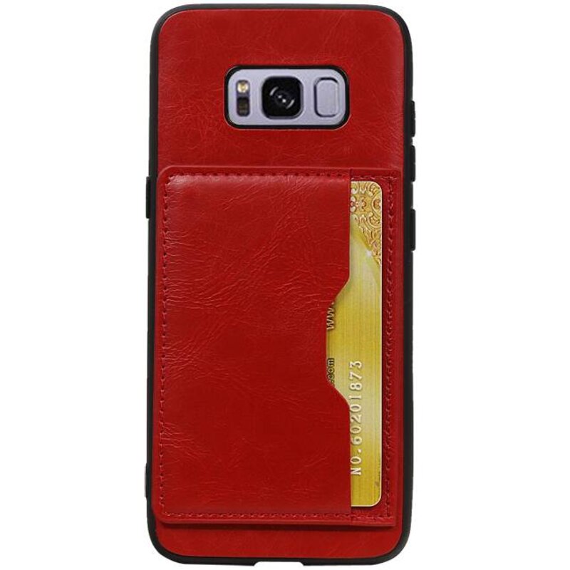 Standing Back Cover 1 Passes for Galaxy S8 Red