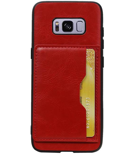 Copertura posteriore in piedi 1 passa per Galaxy S8 Red