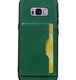 Portrait Back Cover 1 Cards for Galaxy S8 Green