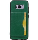 Portrait Rückseite 1 Karten für Galaxy S8 Green