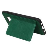 Portrait Back Cover 1 Cartes pour Galaxy S8 Green