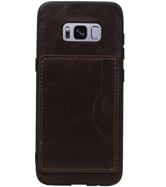 Couverture arrière 1 cartes pour Galaxy S8 Mocca