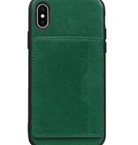 Standing Back Cover 1 Passes for iPhone X Green