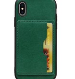 Standing Back Cover 1 Passes for iPhone X Green