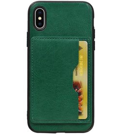 Standing Back Cover 1 Passes for iPhone X Green