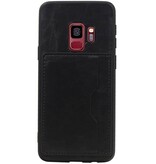 Portræt Bag Cover 1 Kort til Galaxy S9 Black