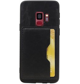 Portrait Rückseite 1 Karten für Galaxy S9 Schwarz