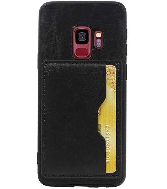 Portrait Back Cover 1 Cards for Galaxy S9 Black