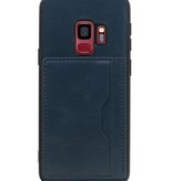 Portrait Back Cover 1 Cards for Galaxy S9 Navy