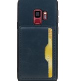 Portrait Back Cover 1 Cards for Galaxy S9 Navy