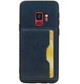 Portræt Bag Cover 1 Kort til Galaxy S9 Navy