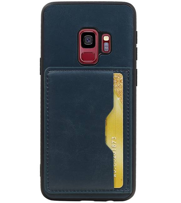 Portrait Back Cover 1 Cards for Galaxy S9 Navy