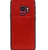 Portrait Back Cover 1 Cards for Galaxy S9 Red